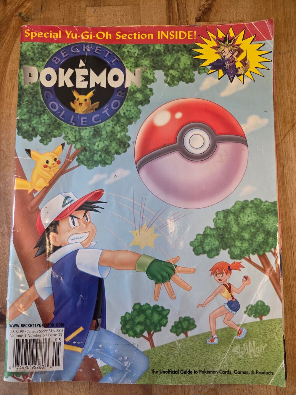 Beckett Pokemon Collector Magazine May 2002 Issue 33 Vol 4 No 5 Yu-Gi-Oh Sec